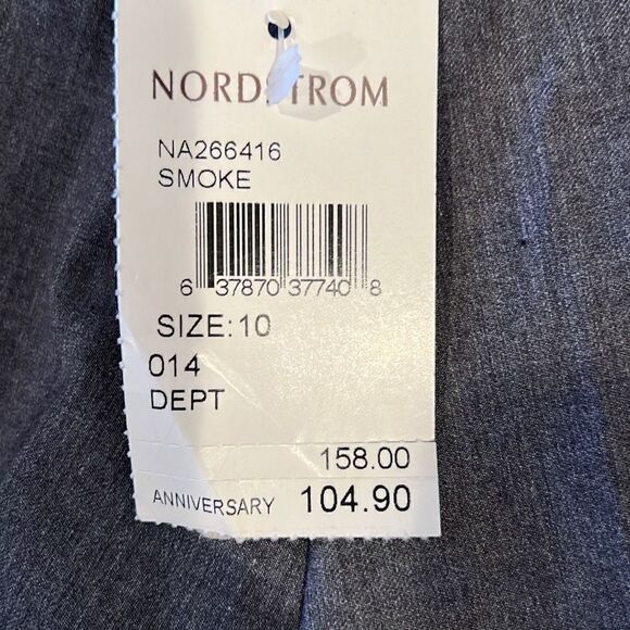Trina Turk Gray Dress Shorts Sz10 NWT - Picture 3 of 5